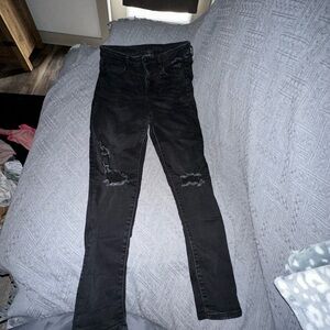 American Eagle Outfitters Black Denim Jeans
